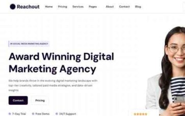 Reachout (screenshot desktop)