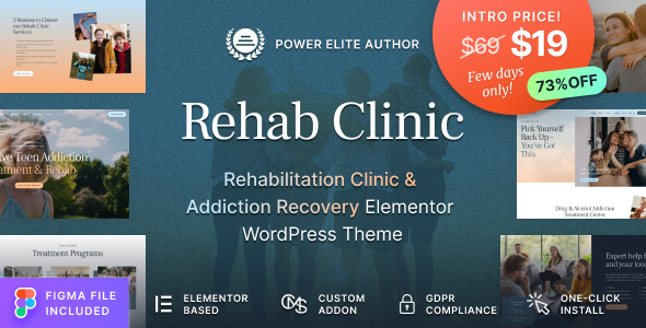 Rehab Clinic (ThemeForest)