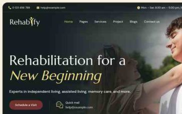 Rehabify (screenshot desktop)