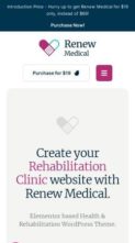 Renew Medical (screenshot mobile)