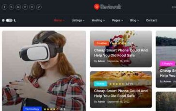 Revieweb (screenshot desktop)