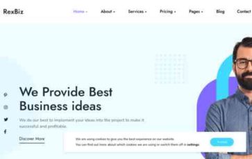 Rexbiz (screenshot desktop)