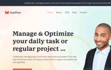 SaasPlate (screenshot desktop)