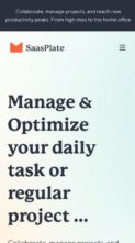 SaasPlate (screenshot mobile)