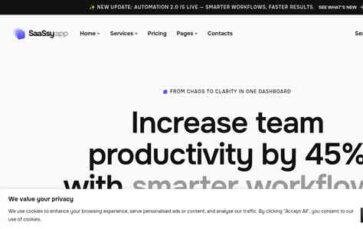 SaaSsy App (screenshot desktop)