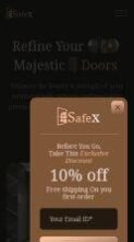 SafeX (screenshot mobile)
