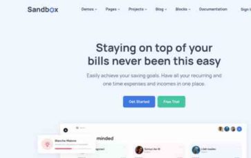 Sandbox (OceanThemes) (screenshot desktop)