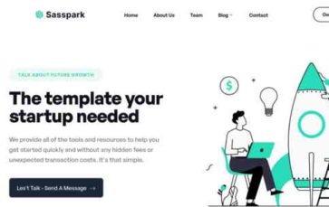 Sasspark (screenshot desktop)