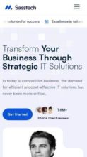 Sasstech (screenshot mobile)