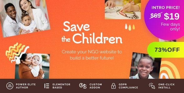 Save the Children (ThemeForest)