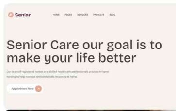 Seniar (screenshot desktop)