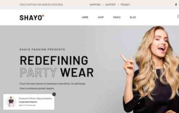 Shayo (screenshot desktop)