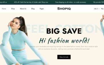 Shopiq (screenshot desktop)