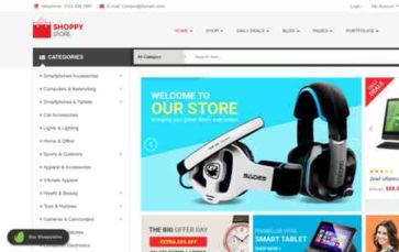 ShoppyStore (screenshot desktop)