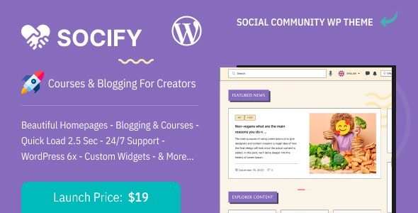 Socify (ThemeForest)
