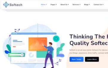 Softech (CMSSuperHeroes) - (screenshot desktop)