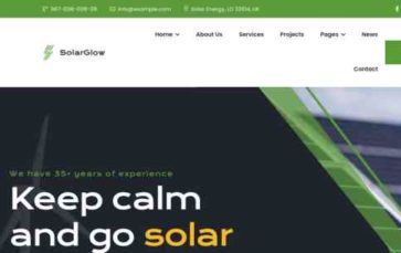 Solarglow (screenshot desktop)
