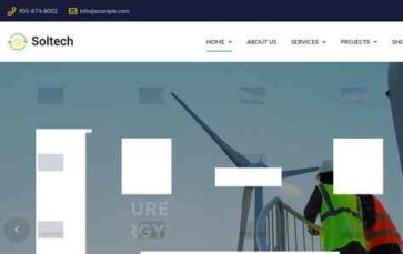 Soltech (Template Path) - (screenshot desktop)