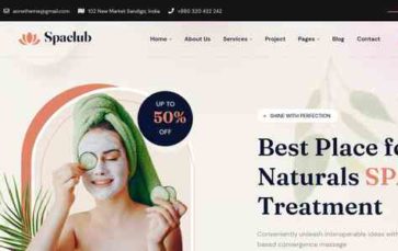 Spaclub (screenshot desktop)