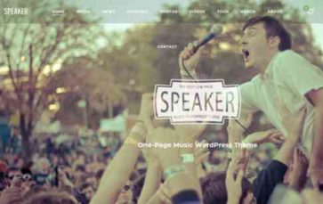 Speaker (WolfThemes) - (screenshot desktop)