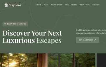 StayBook (screenshot desktop)