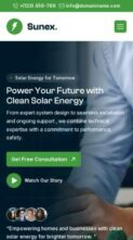 Sunex (screenshot mobile)