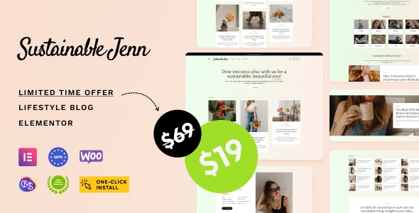 Sustainable Jenn (ThemeForest)