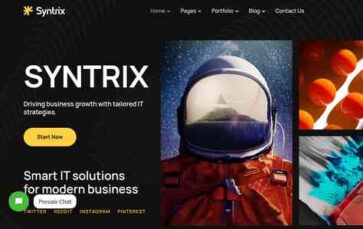 Syntrix (screenshot desktop)