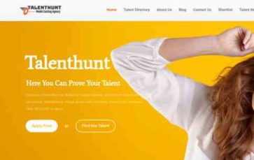 Talenthunt (screenshot desktop)