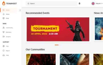 TeamHost (screenshot desktop)