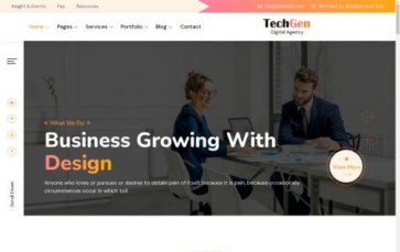 TechGen (screenshot desktop)