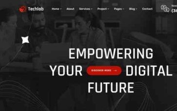 Techlab (Figthemes) (screenshot desktop)