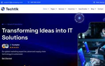 Techtlk (screenshot desktop)