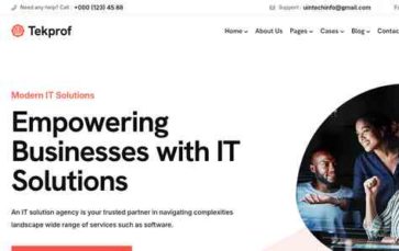 Tekprof (screenshot desktop)