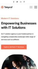Tekprof (screenshot mobile)
