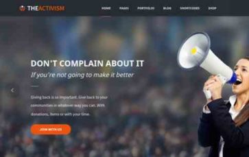 The Activism (screenshot desktop)