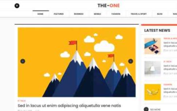 TheOne (7uptheme) (screenshot desktop)