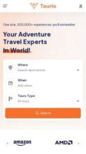 Tourio (ApusTheme) - (screenshot mobile)