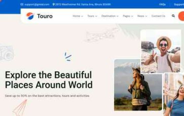 Touro (Gossip Themes) - (screenshot desktop)