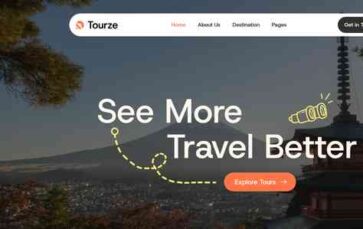Tourze (screenshot desktop)