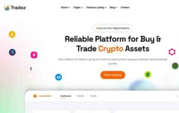 Tradoz (screenshot desktop)