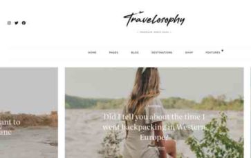 Travelosophy (screenshot desktop)