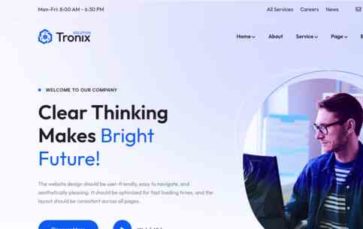Tronix (ThemePul) - (screenshot desktop)