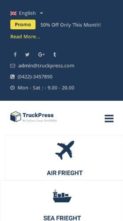 TruckPress (screenshot mobile)