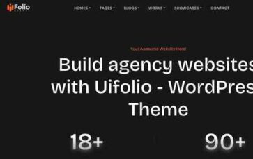 Uifolio (screenshot desktop)
