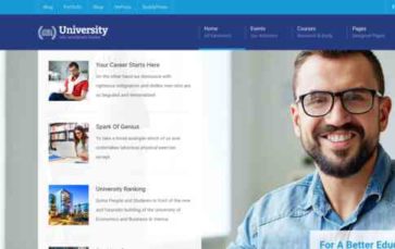 University (CactusThemes) (screenshot desktop)