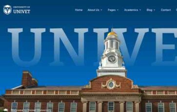 Univet (screenshot desktop)