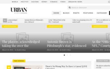UrbanNews (screenshot desktop)