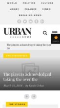UrbanNews (screenshot mobile)