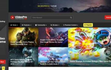 Screenshot Desktop VideoPro (CactusThemes) (screenshot desktop)
